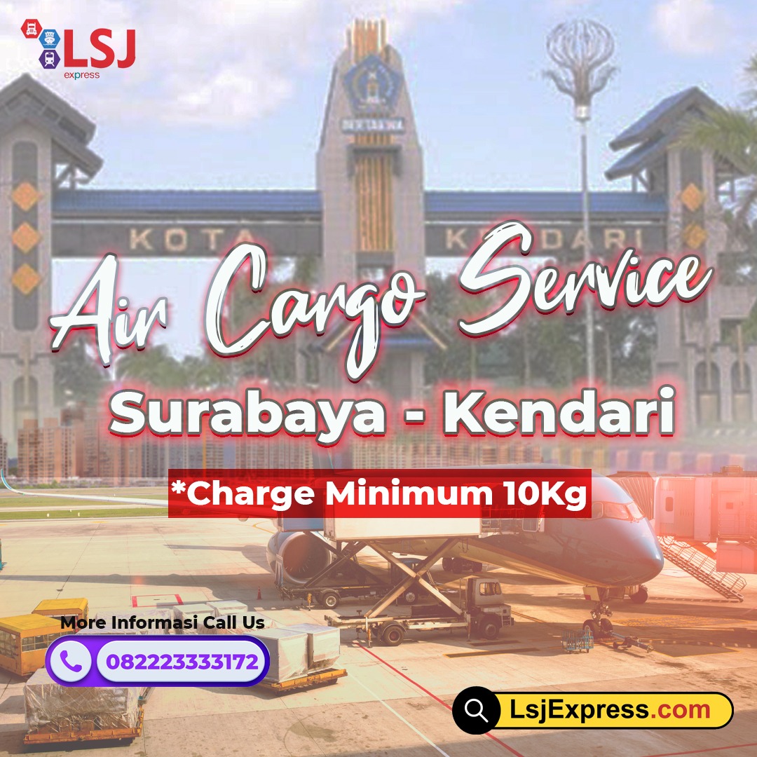 Ekspedisi Cargo Udara Surabaya Kendari Murah