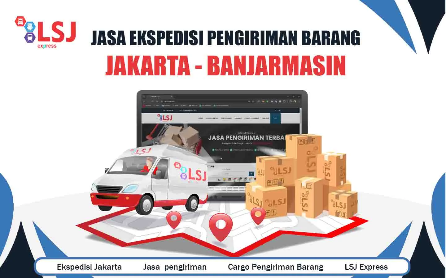 Jasa ekspedisi pengiriman barang murah dari Jakarta ke Banjarmasin