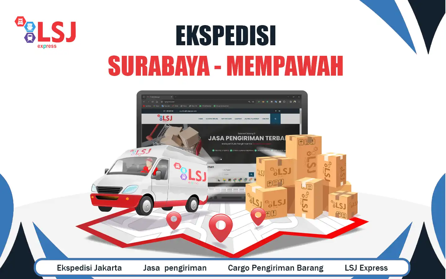 Ekspedisi pengiriman barang Surabaya ke Mempawah
