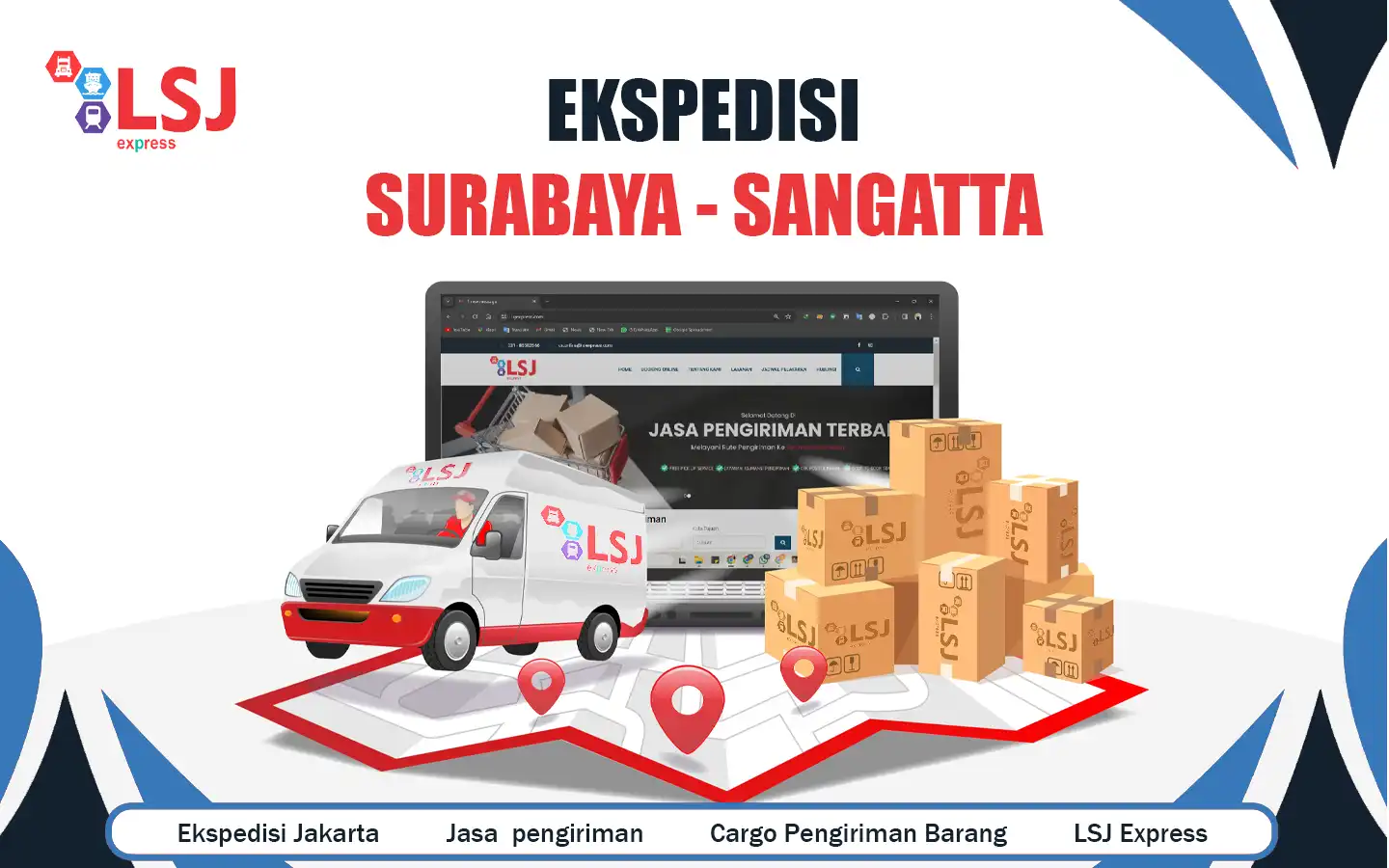 Ekspedisi Pengiriman Barang Surabaya ke Sangata