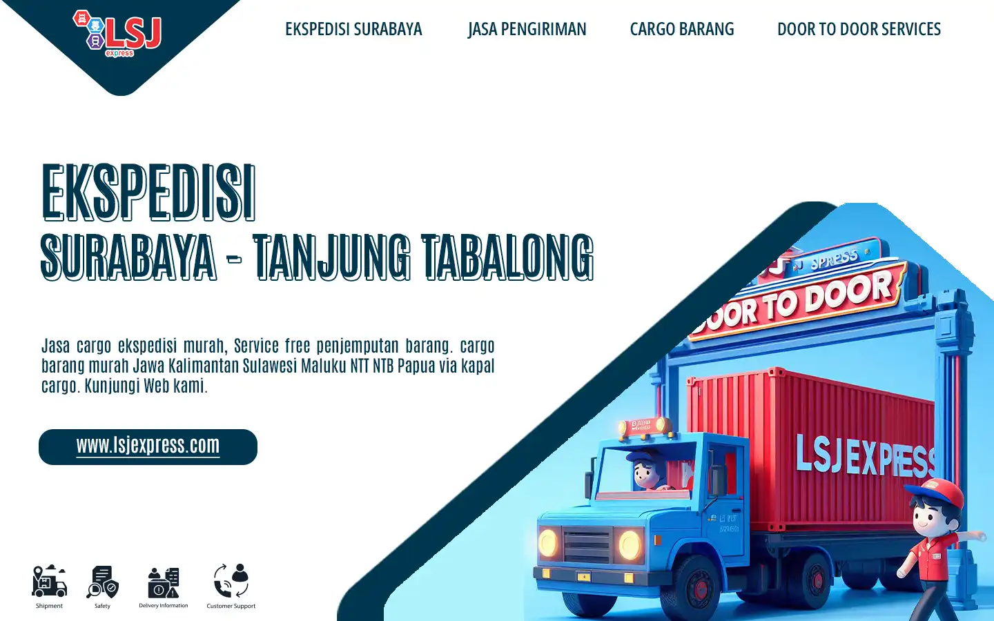 Ekspedisi Pengiriman Barang Surabaya ke Tanjung Tabalong
