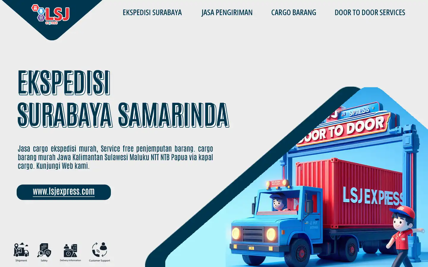 Ekspedisi Pengiriman Barang Surabaya ke Samarinda