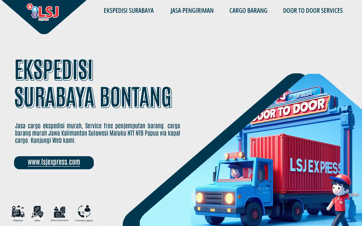 Tarif Ekspedisi Pengiriman Barang Surabaya ke Bontang