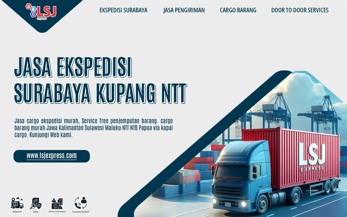 Jasa Ekspedisi dari Surabaya ke Kupang NTT