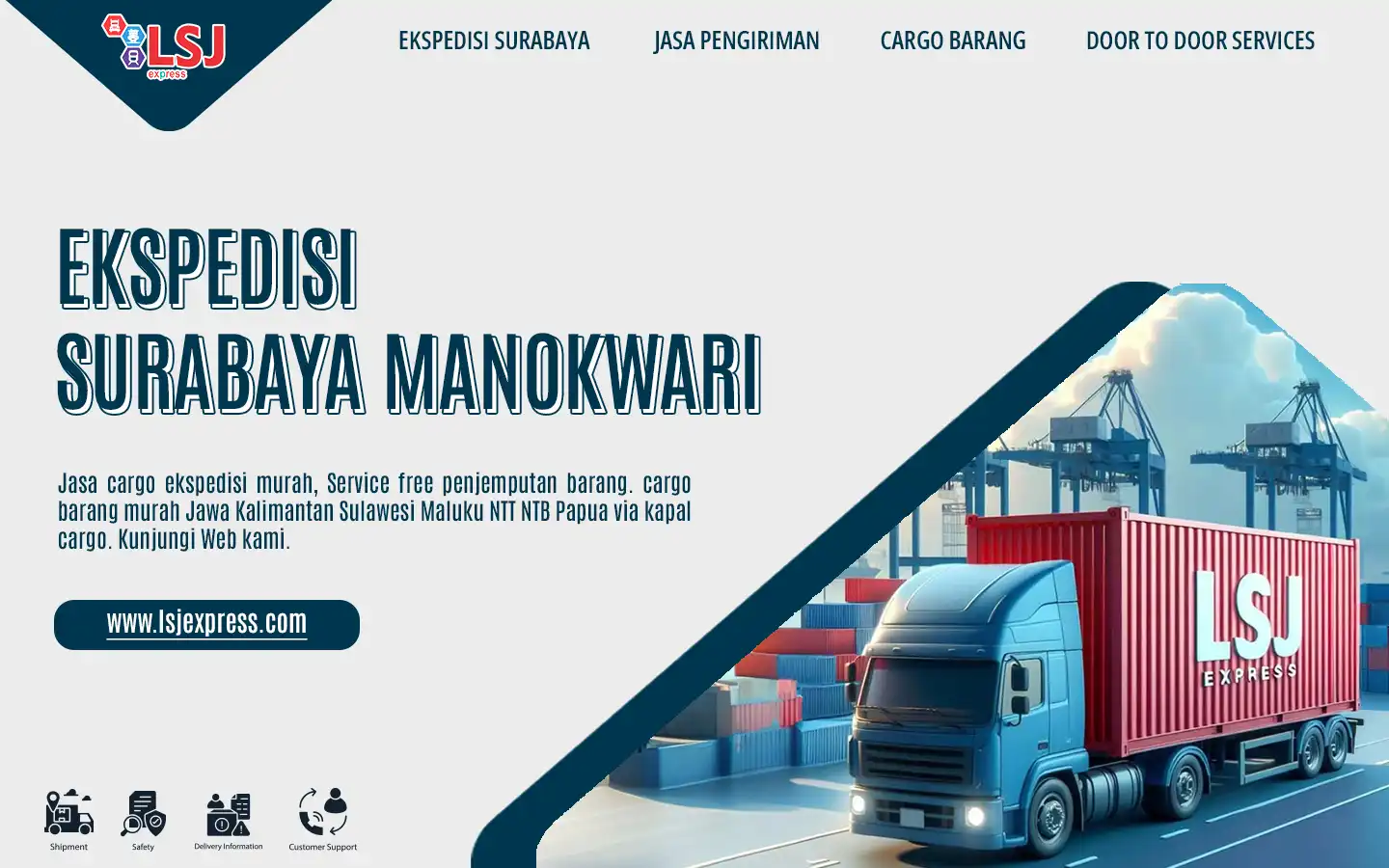 Jasa Ekspedisi Pengiriman Murah Surabaya Manokwari