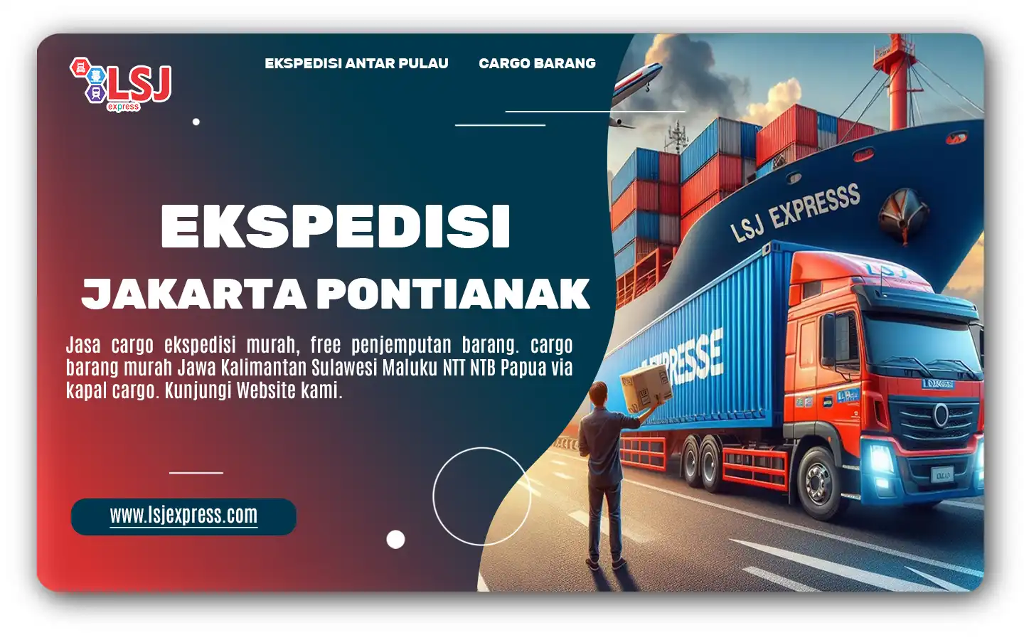 Jasa ekspedisi pengiriman barang murah dari Jakarta ke Pontianak