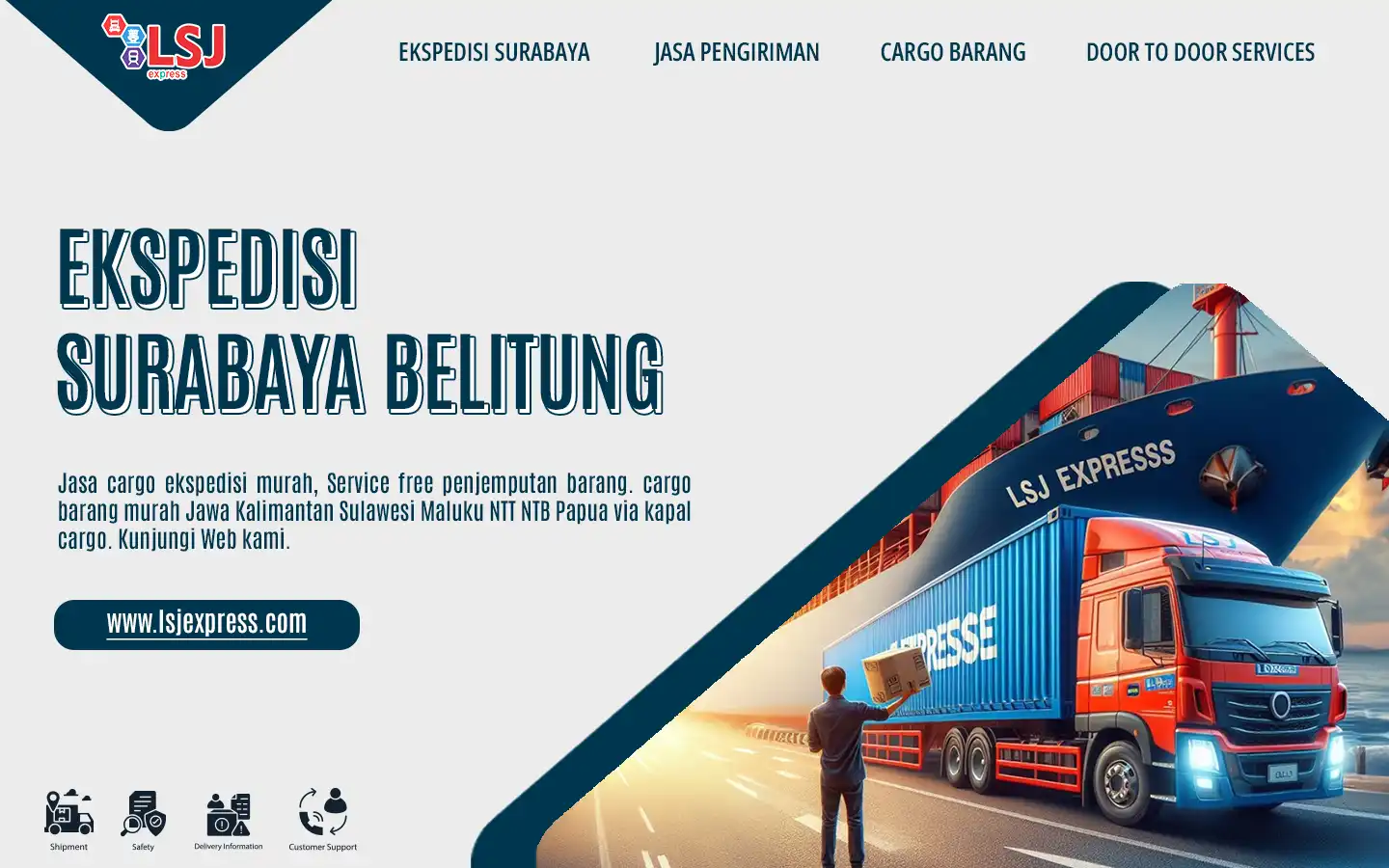 Ekspedisi Surabaya Belitung Murah