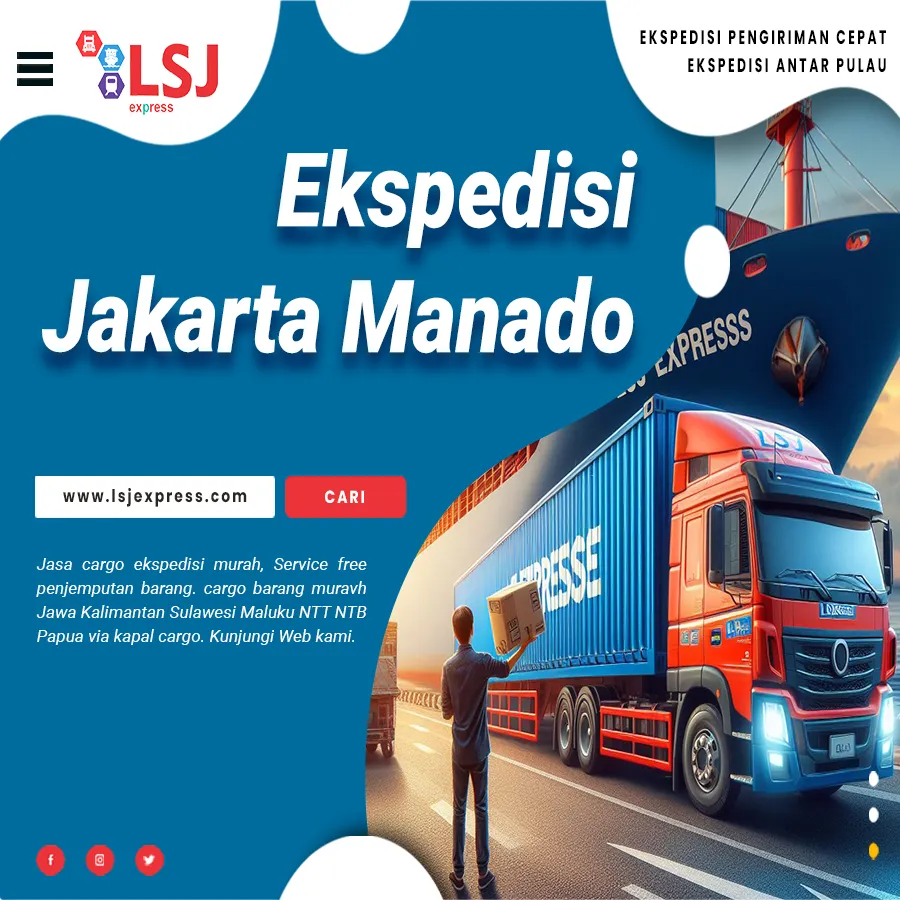 Jasa pengiriman barang murah dari Jakarta ke Manado