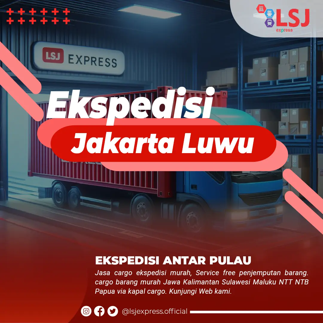 Jasa ekspedisi pengiriman barang murah dari Jakarta ke Luwu