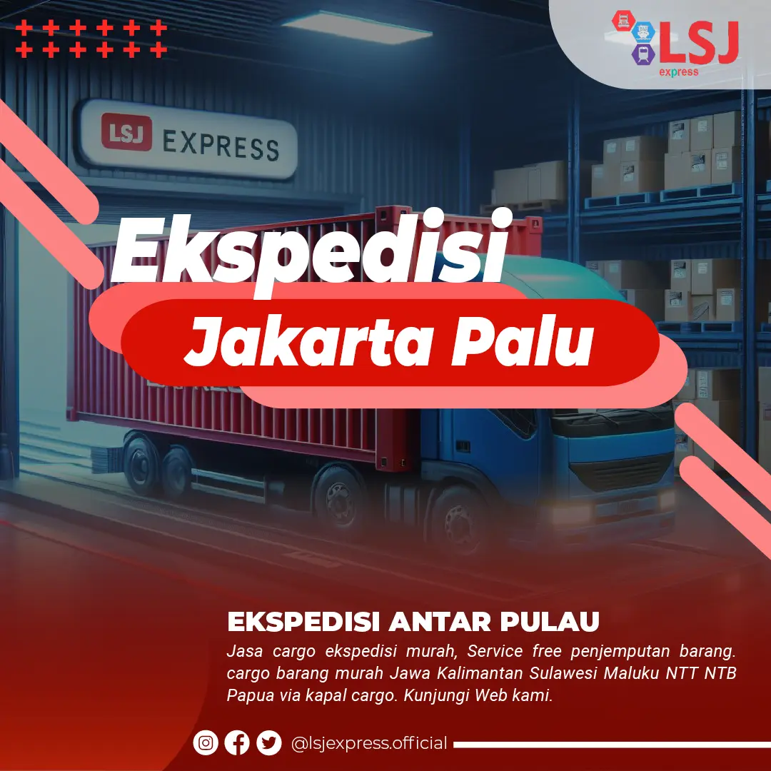 Jasa pengiriman barang murah dari Jakarta ke Palu