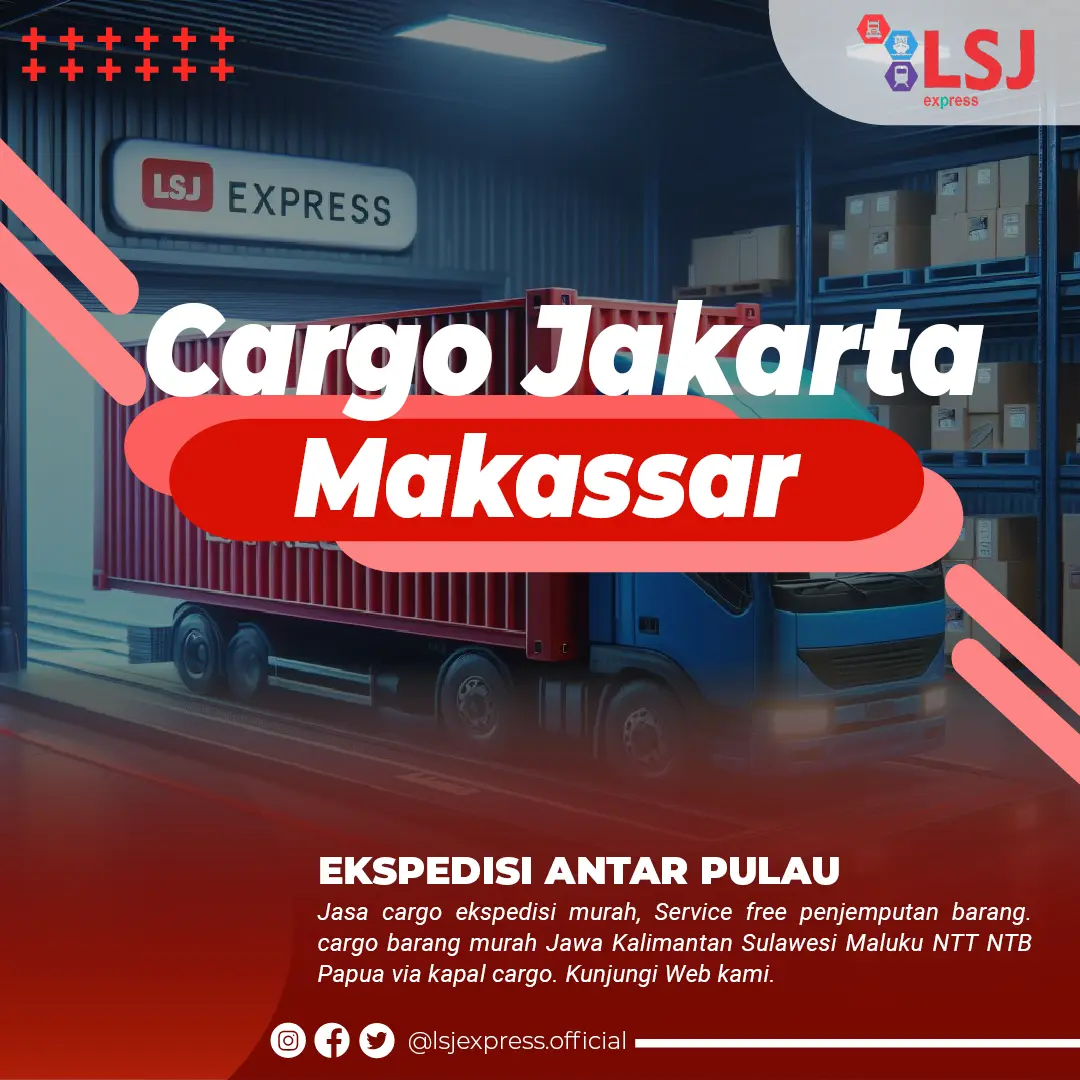 Cargo dari Jakarta ke Makassar