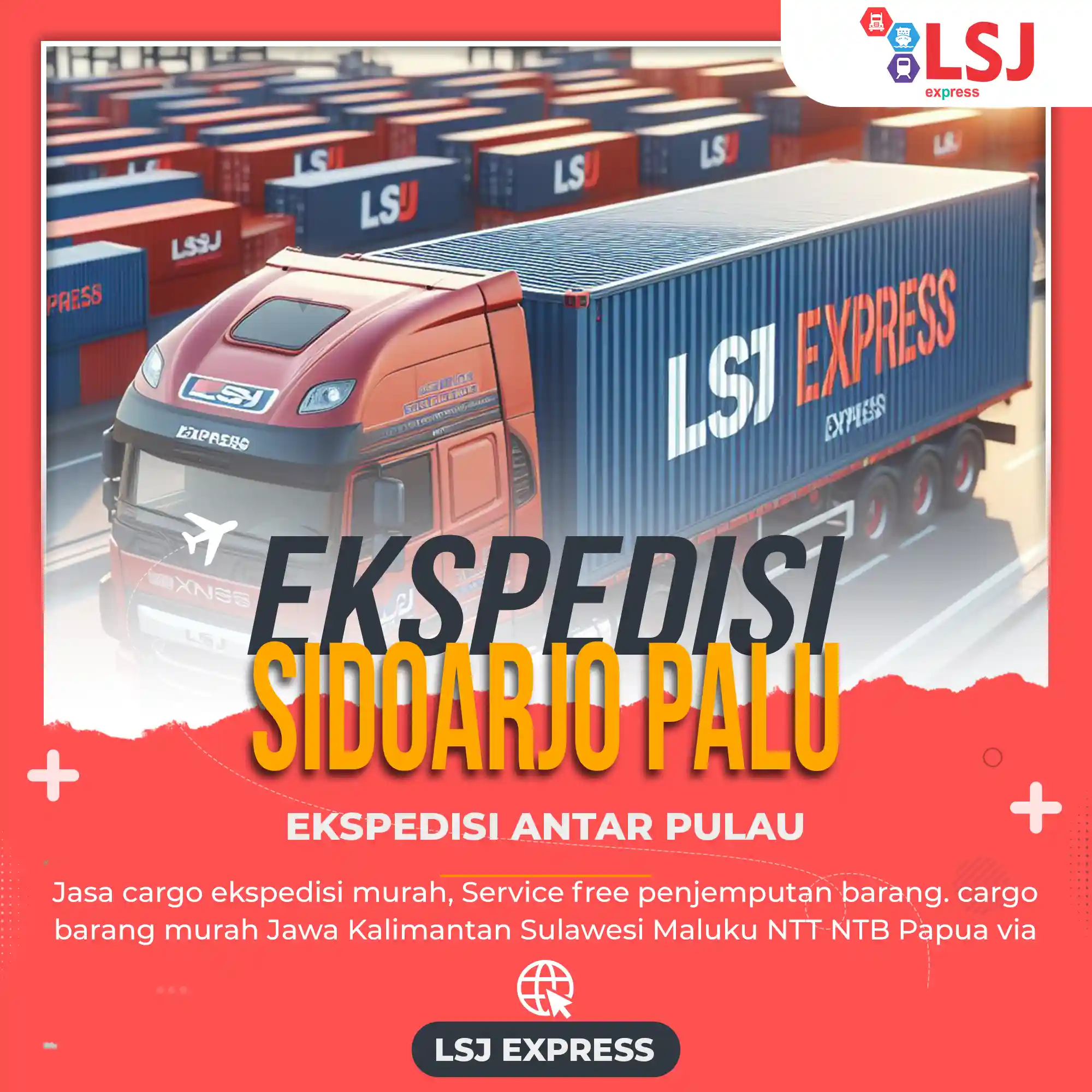 EKSPEDISI SIDOARJO KE PALU SULAWESI TENGAH