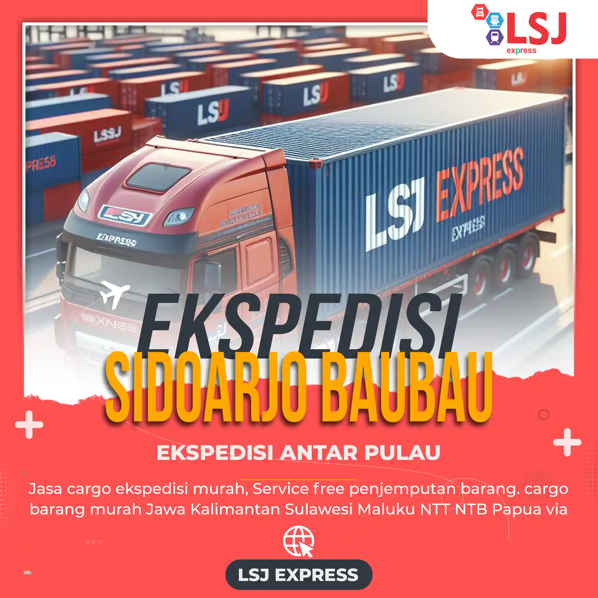 Tarif Jasa Ekspedisi Sidoarjo ke Baubau