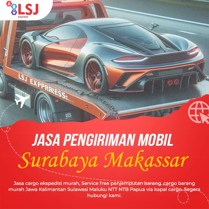 Jasa ekspedisi mobil surabaya makassar