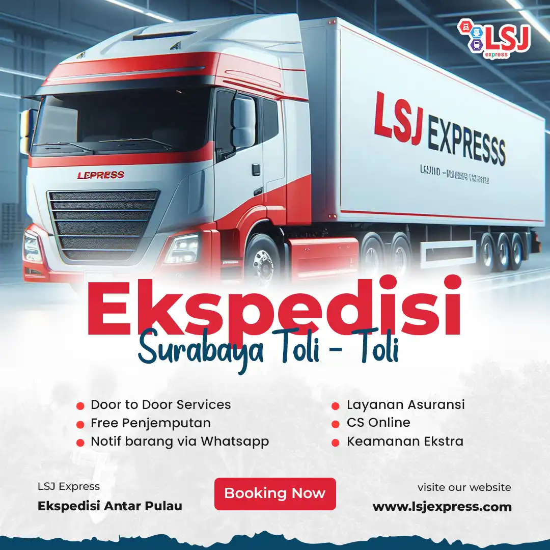 Jasa Ekspedisi Surabaya ke Toli-Toli | Murah Cepat dan Aman