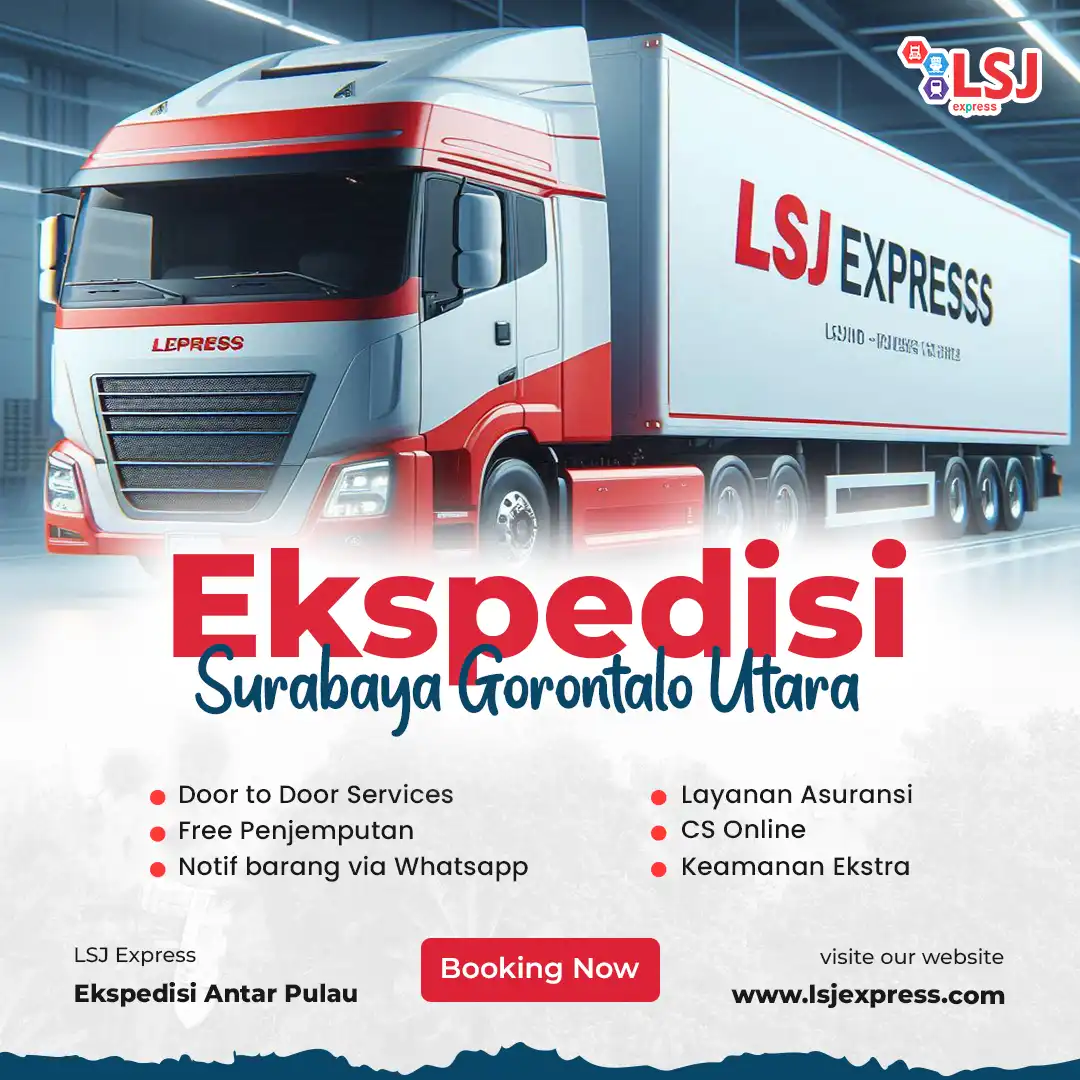 Ekspedisi Pengiriman Barang Surabaya ke Gorontalo Utara