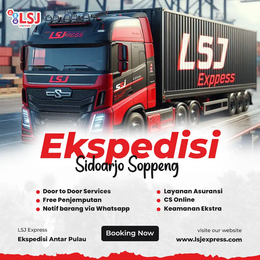 Ekspedisi Pengiriman Barang Sidoarjo ke Soppeng