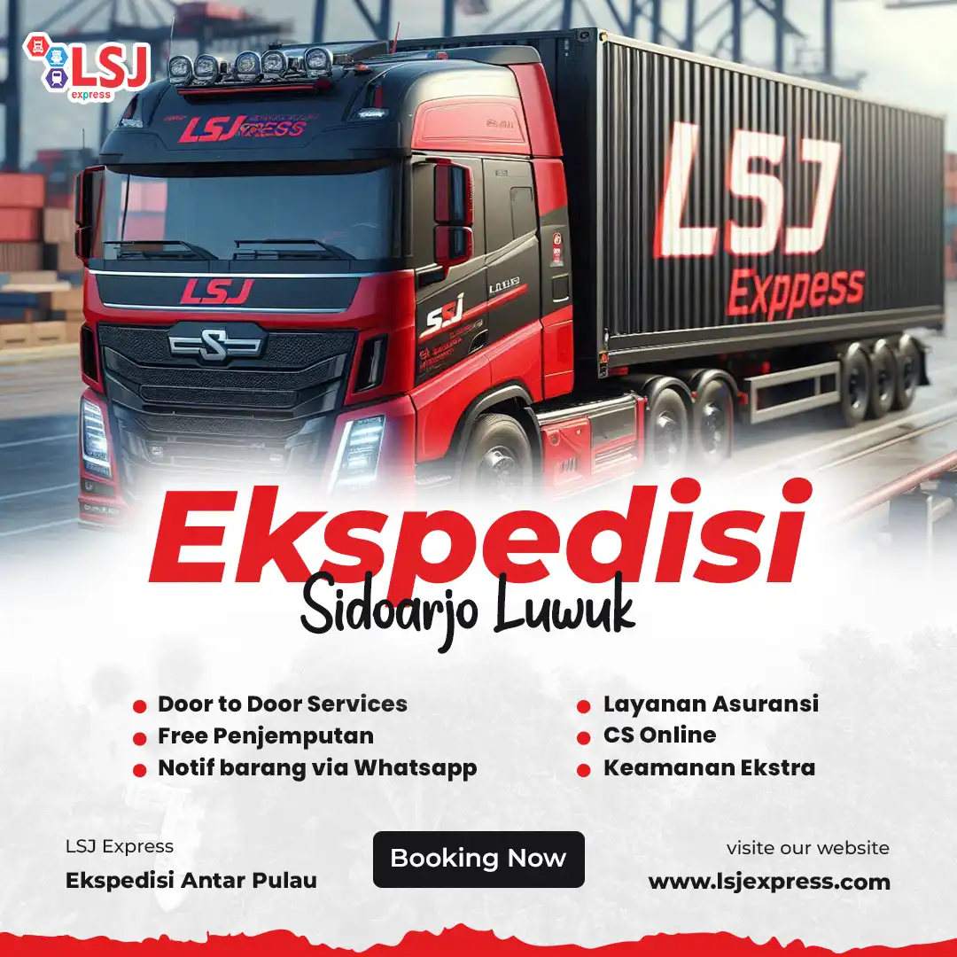 Jasa Ekspedisi Pengiriman Barang Tujuan Sidoarjo Luwuk