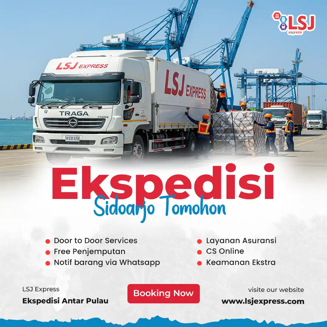 Jasa Ekspedisi Pengiriman Barang Tujuan Sidoarjo Tomohon