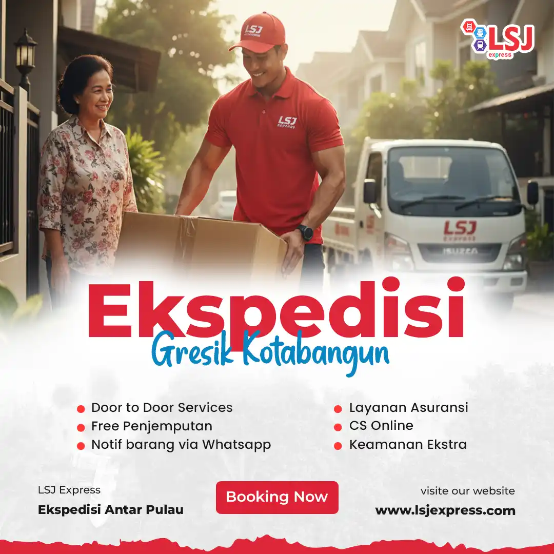 Ekspedisi Pengiriman Barang Gresik ke Kota Bangun