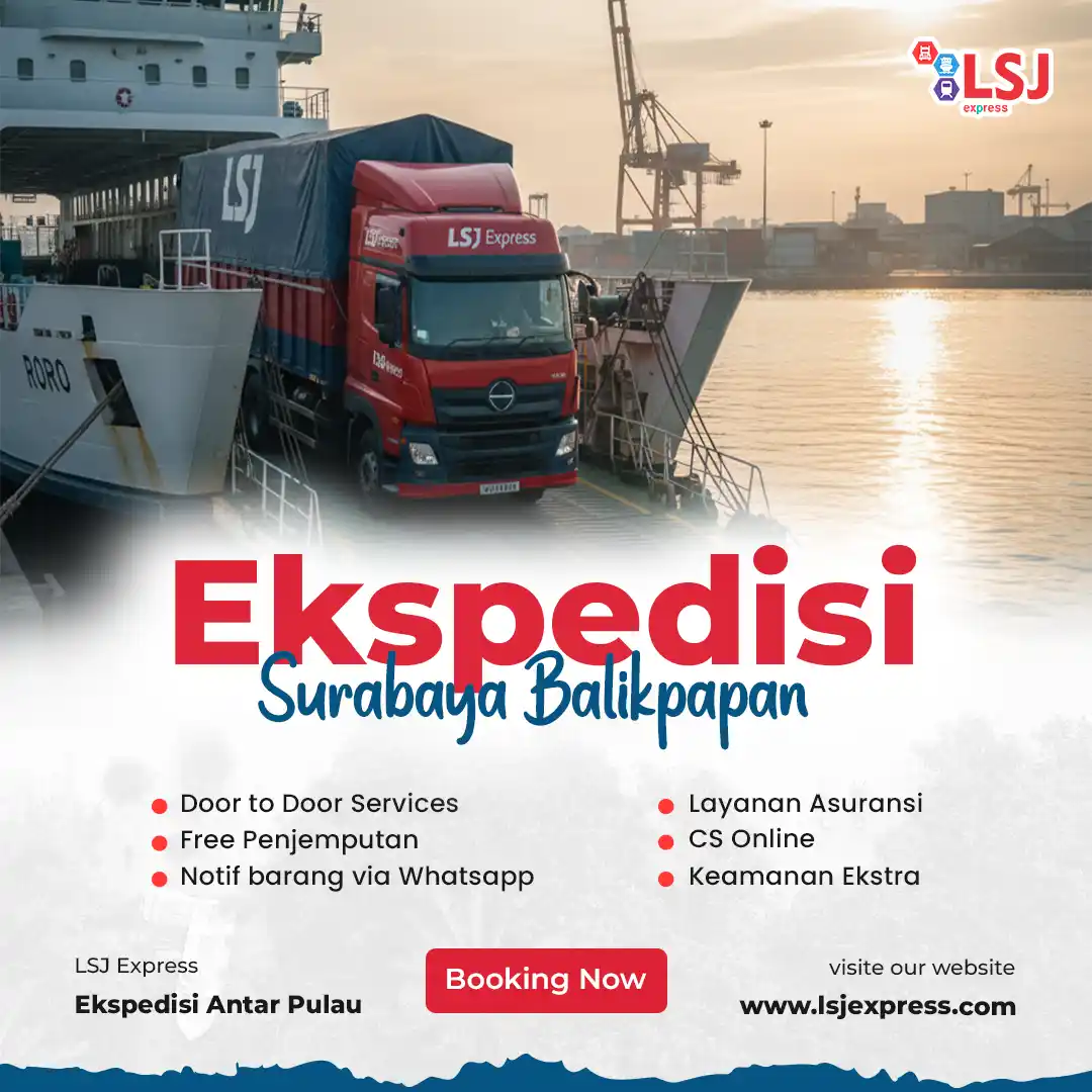 Ekspedisi Pengiriman Barang Surabaya ke Balikpapan