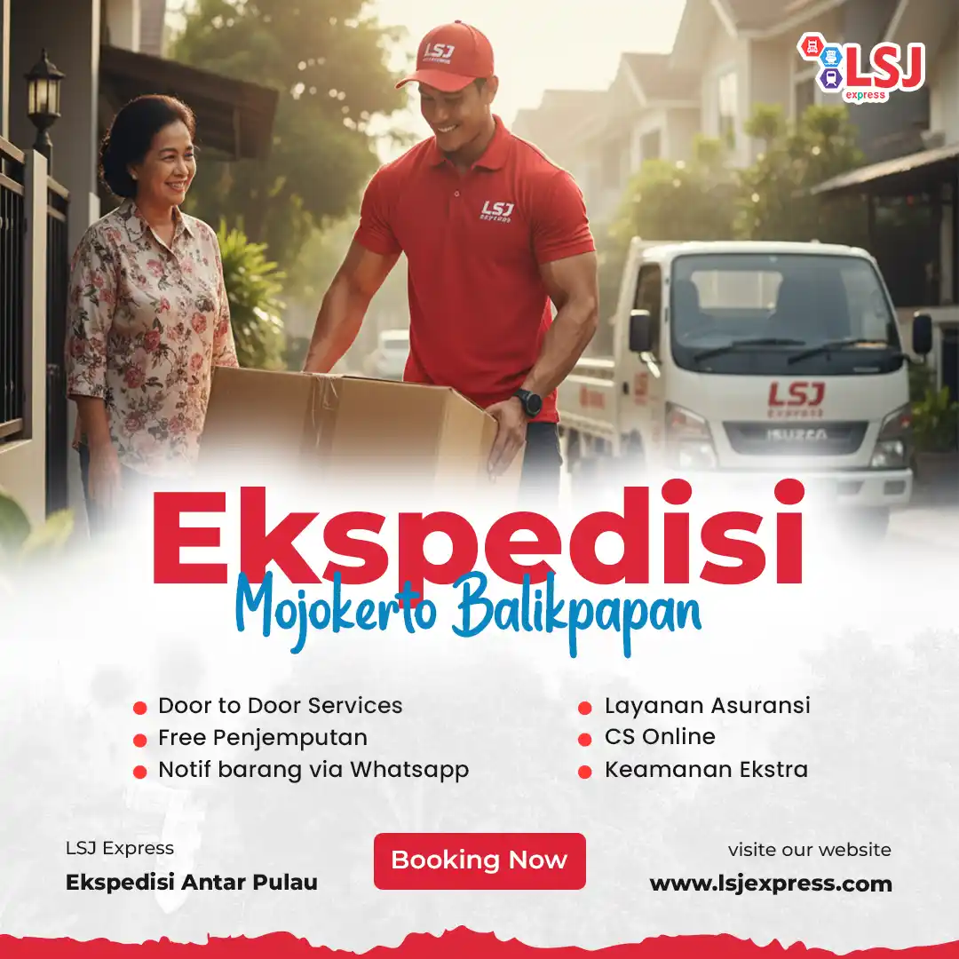 Ekspedisi pengiriman barang Mojokerto ke Balikpapan